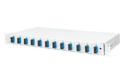 Digitus DN-96321/9 Glasvezel-patchpaneel 12 poorten SC Ingericht 1 HE