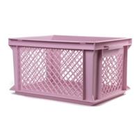 Fietskrat Medium Oud Roze - thumbnail