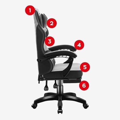 Force 3.7 Grijze gamestoel