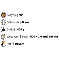 Sks speedrocker gravel stel spatborden 28" - thumbnail