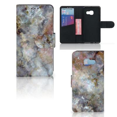 Samsung Galaxy A3 2017 | Bookcase | Marmer Grijs