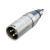 Neutrik NA2MPMM XLR male naar RCA male adapter
