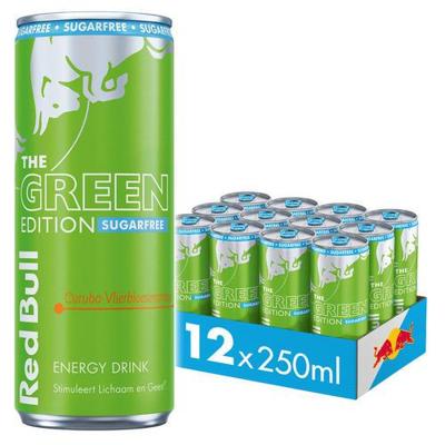 Red Bull Green Edition Sugarfree Curuba-Elderflower (12 x 250 ml) Red Bull Green Edition Sugarfree Curuba-Elderflower (12 x 250 ml)