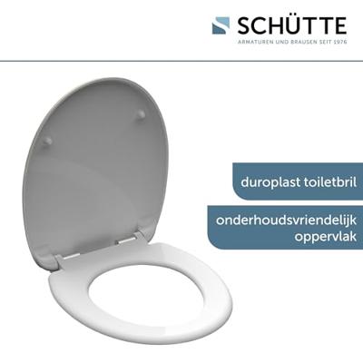 Schutte Duroplast WC-bril BEACH met soft-close
 82196 - thumbnail