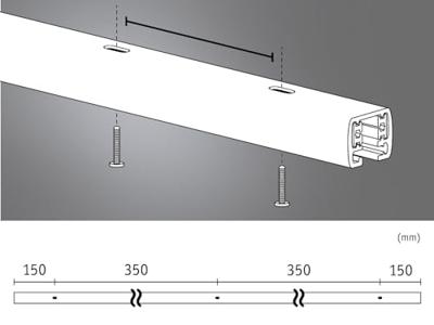Paulmann URail 96833 230V-railsysteemcomponenten Chroom (mat)