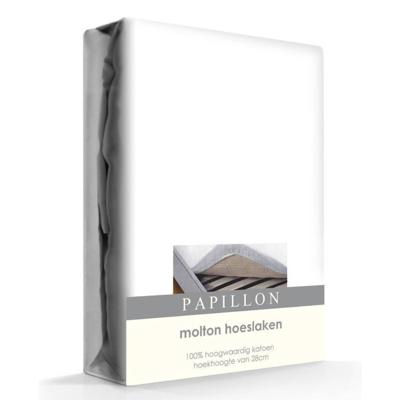 Molton Hoeslaken Katoen Papillon-200 x 220 cm Molton Hoeslaken Katoen Papillon-200 x 220 cm