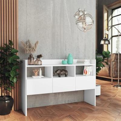Dressoir 105x30x70 cm bewerkt hout wit