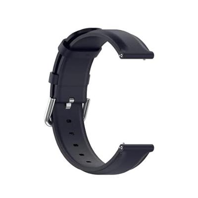 Classic leren bandje - Donkerblauw - Garmin Vivoactive 6 / Vivoactive 5 / Vivoactive 3