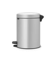 Brabantia pedaalemmer newlcon 5 liter metallic grey - thumbnail