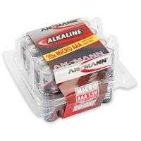 Ansmann alkaline batterij micro aaa / lr03 20 pcs. box - thumbnail