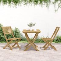 Tuinstoelen 2 st inklapbaar 48,5x61,5x87 cm massief acaciahout - thumbnail