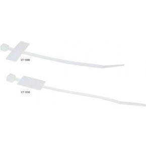 ACT CT1310 Tie wraps | kabelbinders voor markeringslabel, lengte 200 mm, breedte 2,5 mm