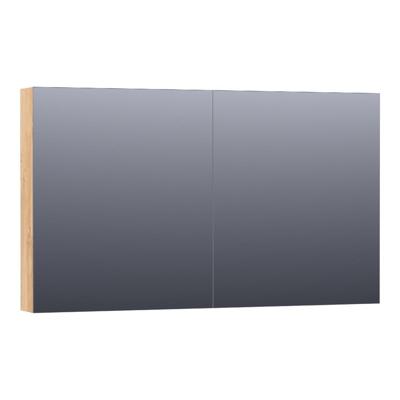 Brauer Impress Spiegelkast 120 cm - zonder Verlichting - Met 2 Dubbelzijdige Spiegeldeuren - Forest Tan
