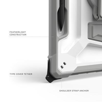 Urban Armor Gear Plasma Back cover Wit, Grijs Tablethoes Urban Armor Gear Plasma Back cover Wit, Grijs Tablethoes