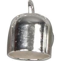 Creativ Company Eindkap, d 8 mm, verzilverd, 50 stuk/ 1 doos - thumbnail