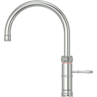 Quooker Classic Fusion Round Keukenkraan - Kokend - Warm & Koud Water - Kindveilige Dubbeldruk - RVS