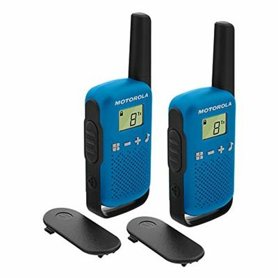 Walkie-Talkie Motorola T42 Dual 1,3" LCD 4 km (2 pcs) Kleur Blauw - thumbnail
