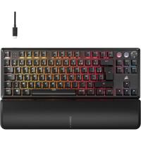 Corsair K70 Pro TKL RGB gamingtoetsenbord, bekabeld, magnetisch, mechanisch - MGX Hyperdrive instelbare schakelaars voorgesmeerd - snel activeren - vraagsnelheid van 8.000 Hz - AZERTY - zwart - thumbnail