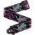 D'Addario Auto Lock Woven Nylon Guitar Strap Green / Purple Lizards gitaarband - thumbnail