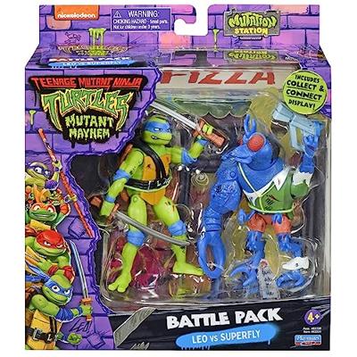 Teenage Mutant Ninja Turtles Action Figures Leonardo vs. Super Fly 11 cm