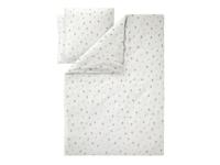 LIVARNO Mousseline dekbedovertrek 240 x 220 cm (Bloemen/wit) - thumbnail