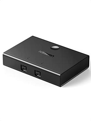 UGREEN 30345 USB 2.0-schakelaar Zwart