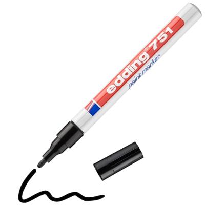Edding 751 paint marker 4-751001 Lakmarker Zwart 1 mm, 2 mm Edding 751 paint marker 4-751001 Lakmarker Zwart 1 mm, 2 mm