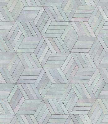 Novamur Leyla Behang met hexagon patroon - 89003