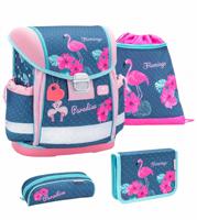 Belmil rugzakset Flamingo Paradise 19 L polyester roze 4-delig - thumbnail