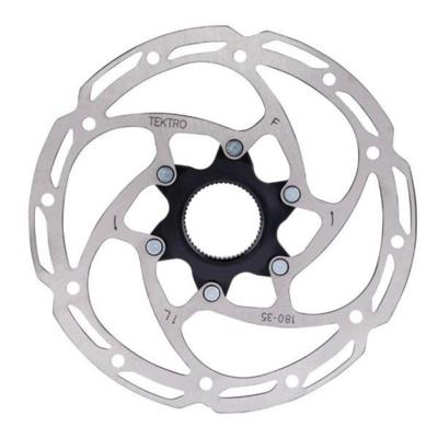 TEKTRO schijfrem rotor tr180-35 ø180mm, centerlock, zilver TEKTRO schijfrem rotor tr180-35 ø180mm, centerlock, zilver