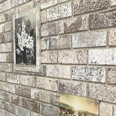 VidaXL 10 st wandpanelen 3d zandkleurige baksteen eps