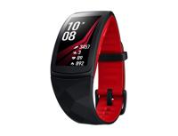 Samsung Gear Fit2 Pro Smartwatch zwart, rood SAMOLED 3,81 cm (1.5 inch) GPS - Smartwatches (3,81 cm (1.5 inch), SAMOLED, touchscreen, GPS, 33 g, zwart, rood) - thumbnail