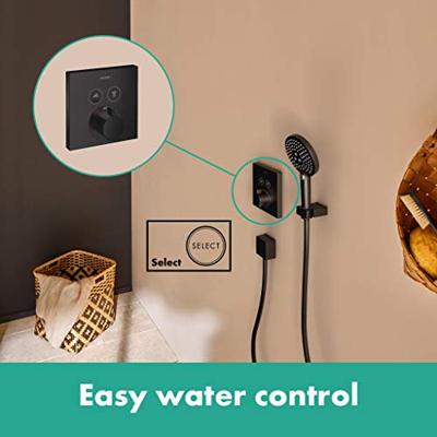Thermostaat Afbouwdeel ShowerSelect HansGrohe Voor 2 Functies Mat Zwart