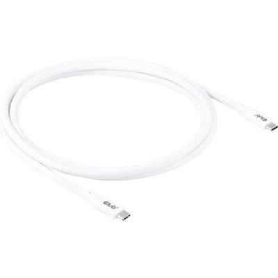 club3D CAC-3001 USB-C-kabel USB-C stekker 2.00 m Wit