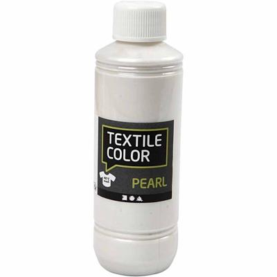 Creativ Company Textile color dekkende textielverf - base parelmoer, 250ml
