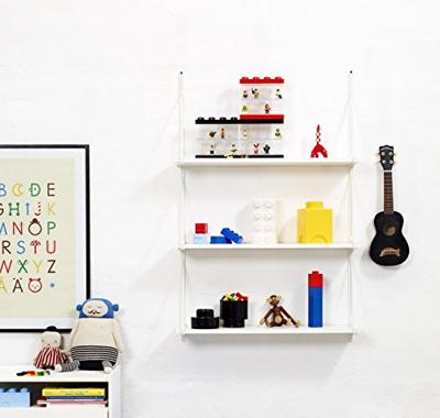 Room Copenhagen LEGO Storage Brick 1 rond Grijs opbergdoos Room Copenhagen LEGO Storage Brick 1 rond Grijs opbergdoos