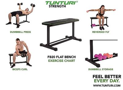Tunturi FB20 Flat Bench - thumbnail