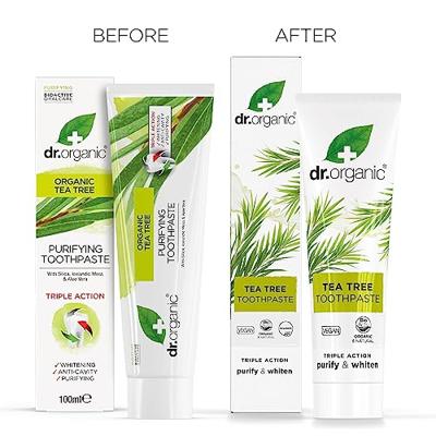 Dr Organic Tea Tree Purifying Toothpaste Dr Organic Tea Tree Purifying Toothpaste