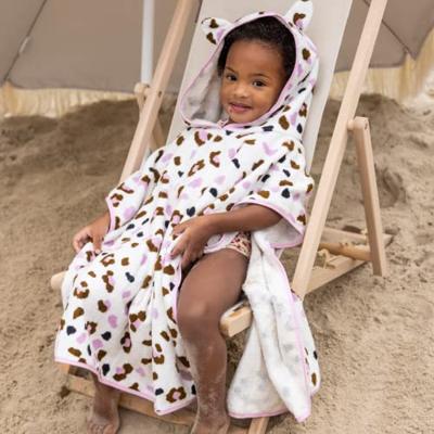 Swim Essentials Strandponcho Kaki Panterprint 65 x 65 cm