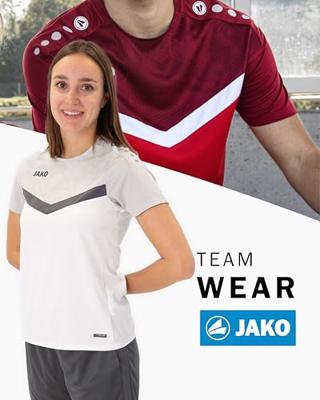 JAKO 6124D T-Shirt Iconic Dames - Wit/Zachtgrijs/Antra Light - 44