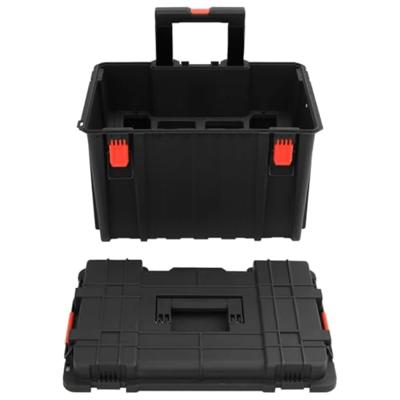 Flightcase draagbaar 56,5x34x16 cm PP zwart - thumbnail