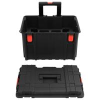 Flightcase draagbaar 57x35x32,5 cm PP zwart - thumbnail