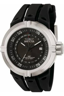 Horlogeband Invicta 0832.01 Rubber Zwart 31mm