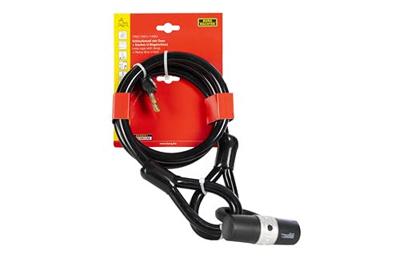 Burg Wächter 750 150 + 1480 Spiraalkabelslot Zwart Sleutelslot