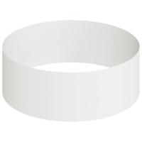 Tuin Bloempot Wit 90 x 90 x 20 cm Staal - thumbnail