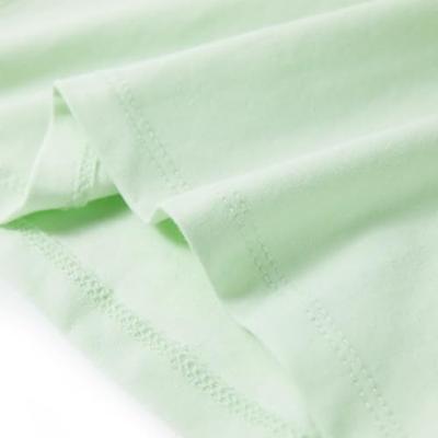 Kindershirt met kapmouwen 140 zachtgroen Kindershirt met kapmouwen 140 zachtgroen