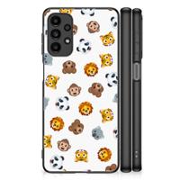 Back Case voor Samsung Galaxy A13 4G Dieren Emojis - thumbnail