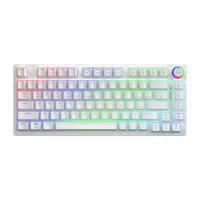 SAVIO PHENIX WHITE Draadloos mechanisch toetsenbord, Gateron Red Pro, ABS - thumbnail