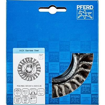 PFERD TOOLS Ronde borstel POS RBG 12512/M14 INOX 0,35 43303007 1 stuk(s) PFERD TOOLS Ronde borstel POS RBG 12512/M14 INOX 0,35 43303007 1 stuk(s)