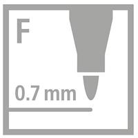 Set Viltstiften Stabilo Trio AZ Multicolour (6 Stuks) - thumbnail